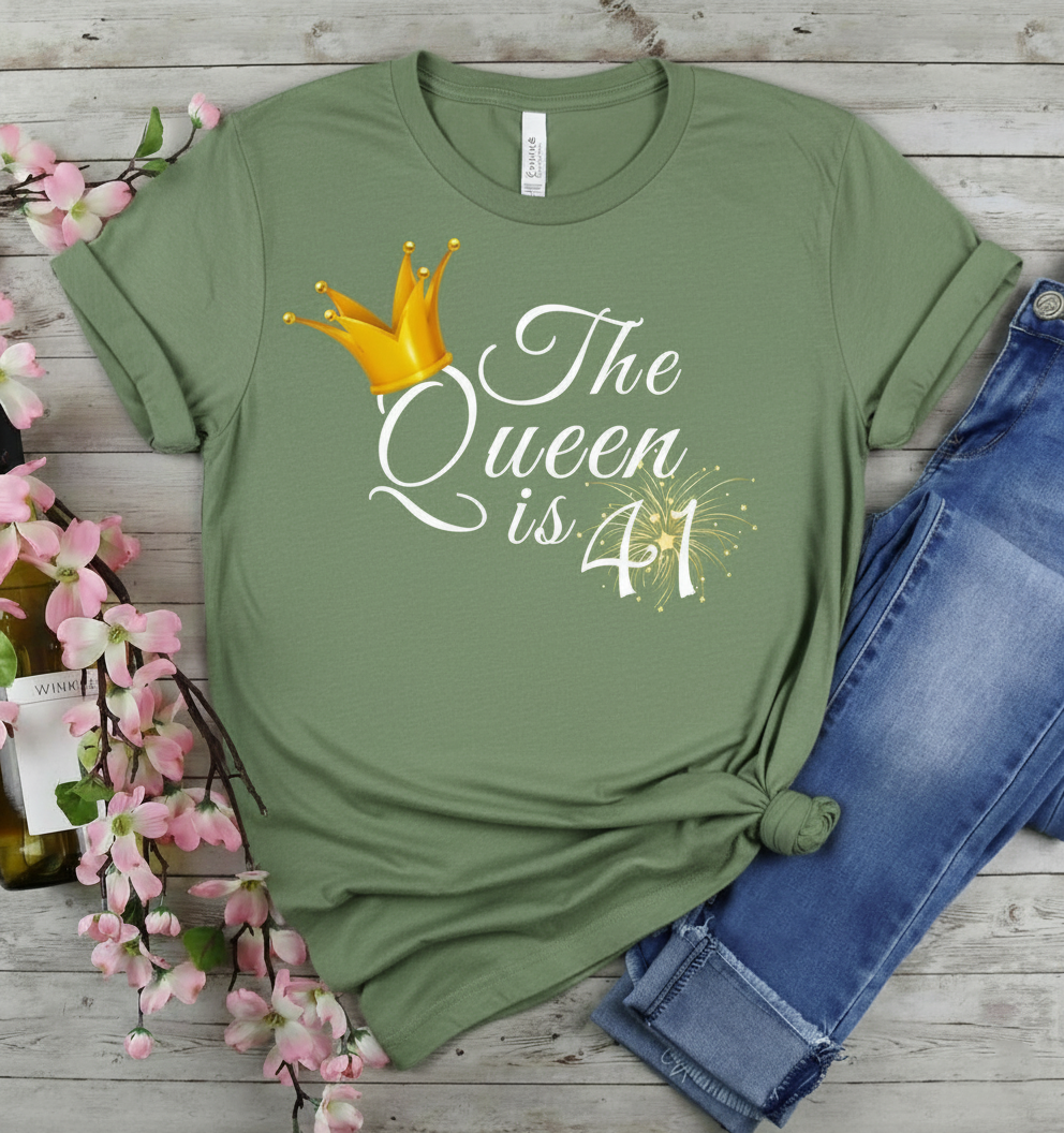Queen is 41 Birthday shirt