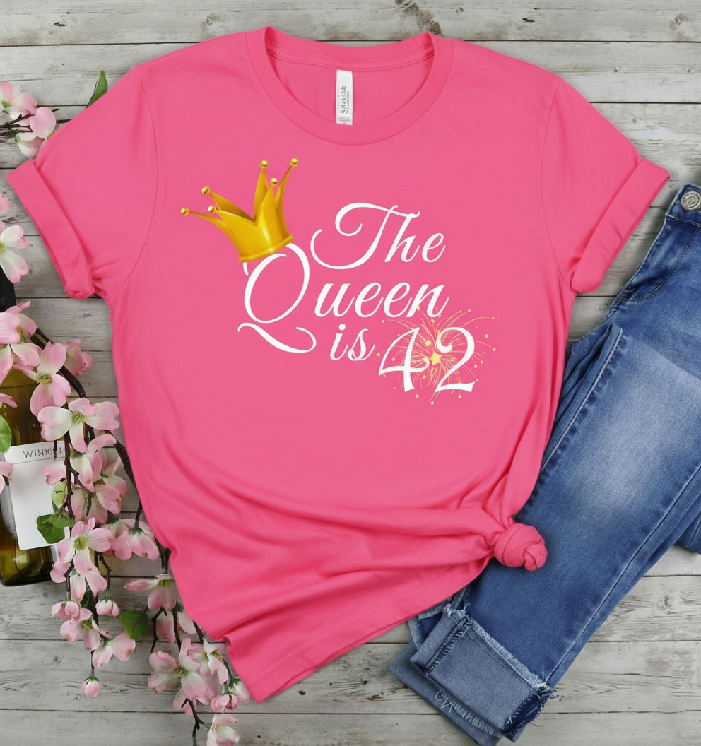 Queen is 42 Birthday shirt