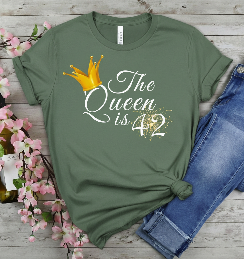 Queen is 42 Birthday shirt