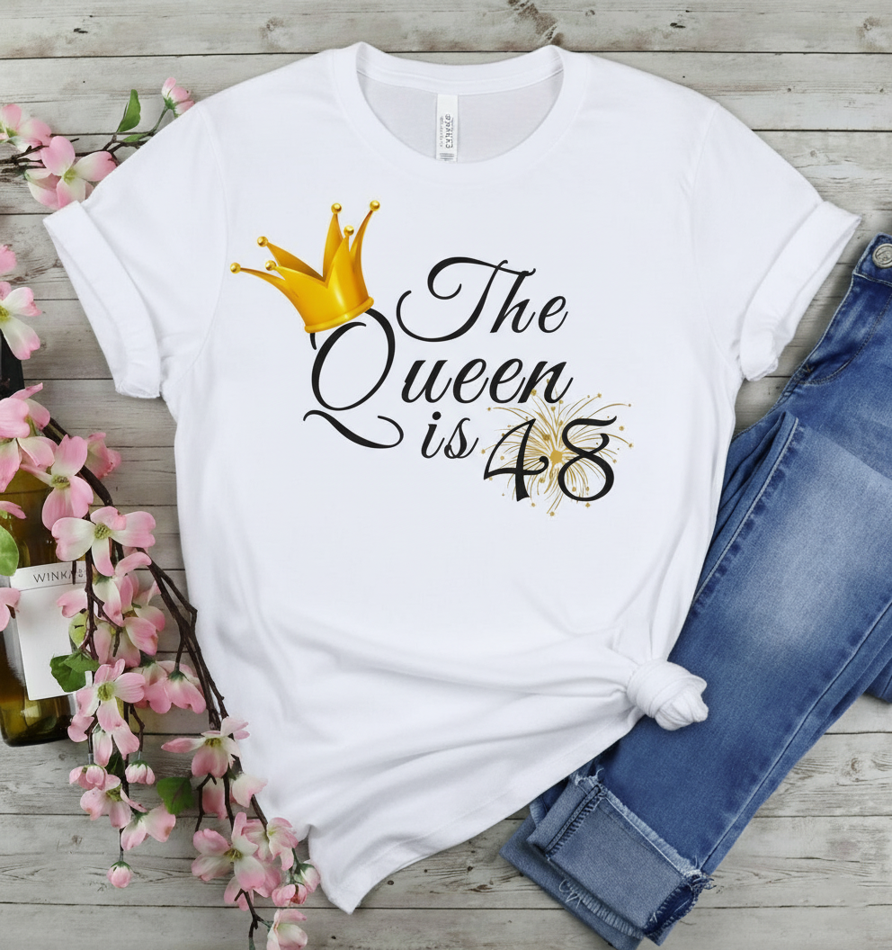 Queen is 48 Birthday shirt
