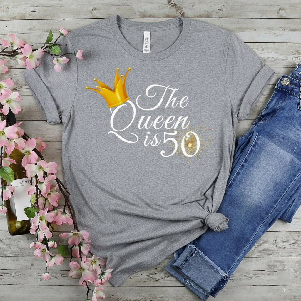 Queen is 50 Birthday shirt