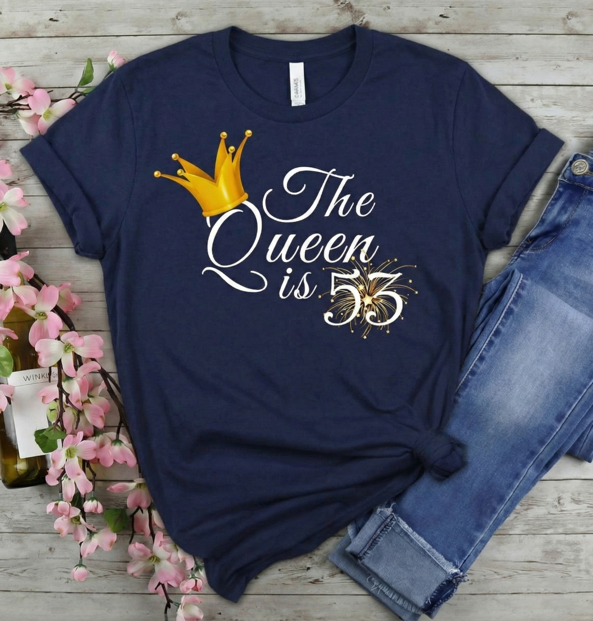 Queen is 53 Birthday shirt