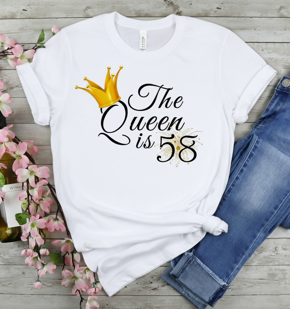 Queen is 58 Birthday shirt