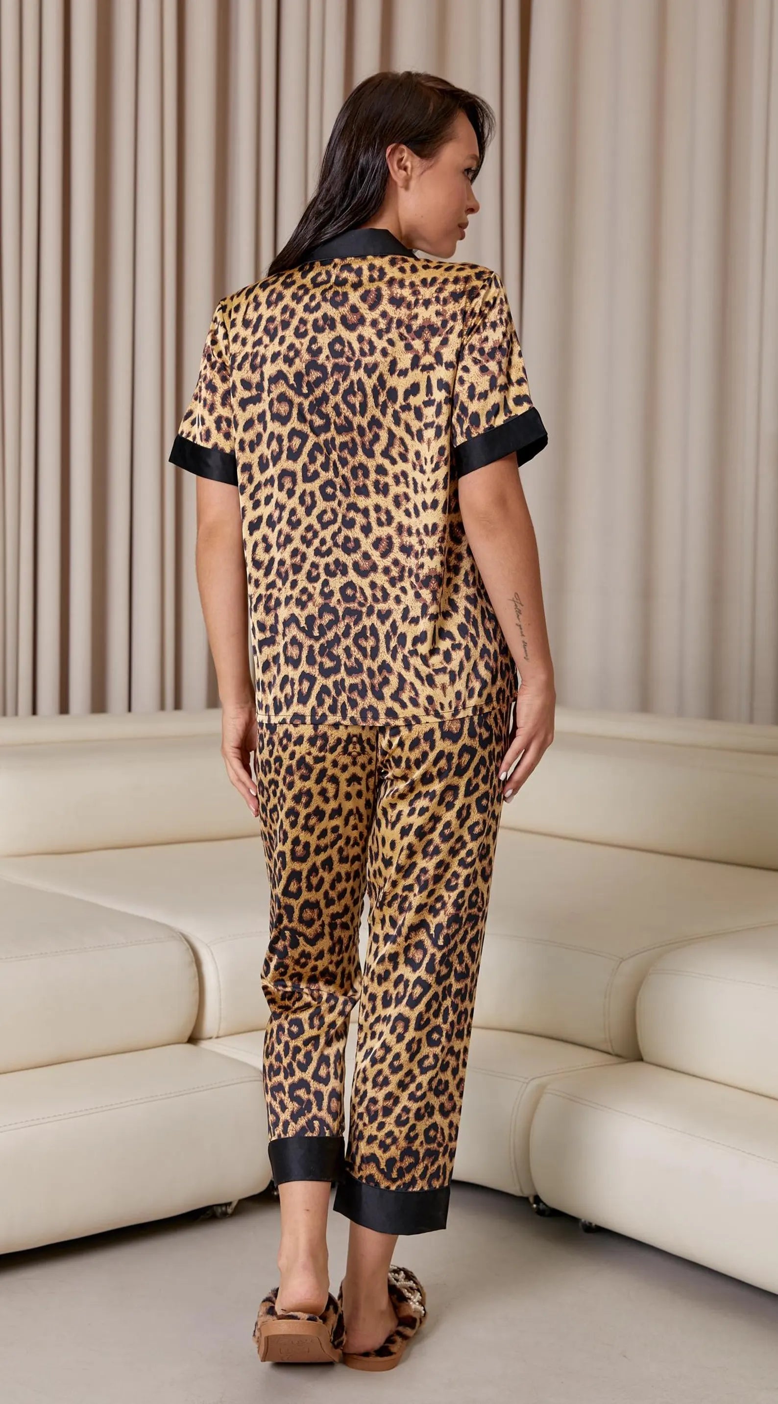 Leopard Pajama Birthday Outfit