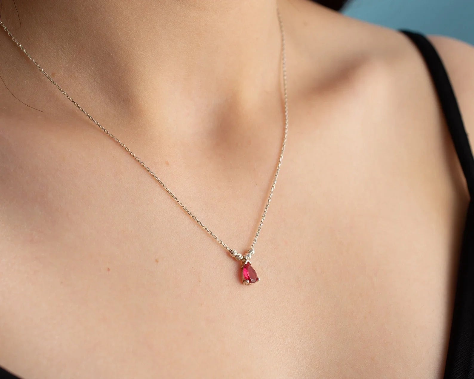Birthstone Birthday Necklace